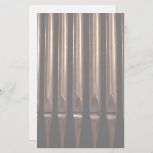 オルガン管 便箋 (正面/裏面)