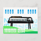 オルガン30歳の誕生日パーティー保存日 案内ポストカード (正面)