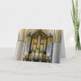 オルガン、グロニンゲン、オランダグリーティングカード シーズンカード