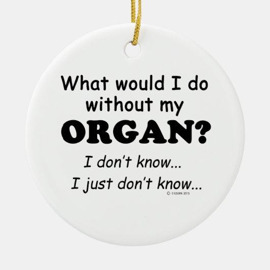 オルガン セラミックオーナメント (正面)
