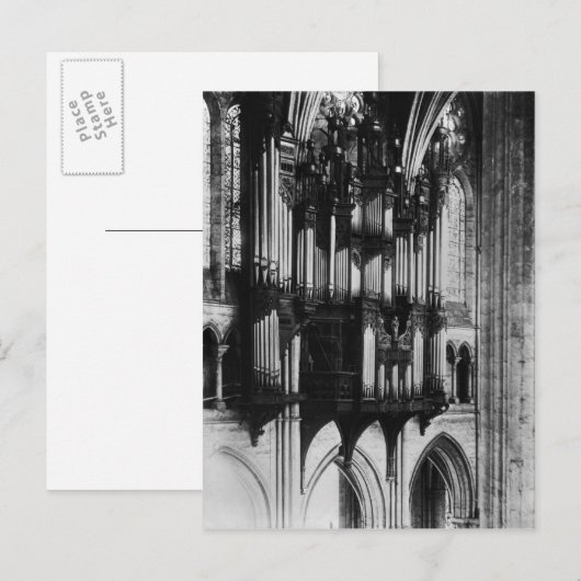 オルガン ポストカード (正面/裏面)