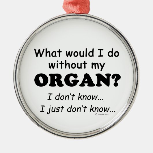 オルガン メタルオーナメント (正面)