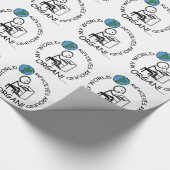 オルガン – ワールド回転のまわりに ラッピングペーパー (角)