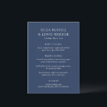 オルガ海軍とクリーモダンム結婚ズ メニュー<br><div class="desc">結婚のモダンフォントとクリーンでシンプルデザインのを備えたはっきりしたのメニュー</div>