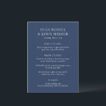 オルガ海軍とクリーモダンム結婚ズ メニュー<br><div class="desc">結婚のモダンフォントとクリーンでシンプルデザインのを備えたはっきりしたのメニュー</div>