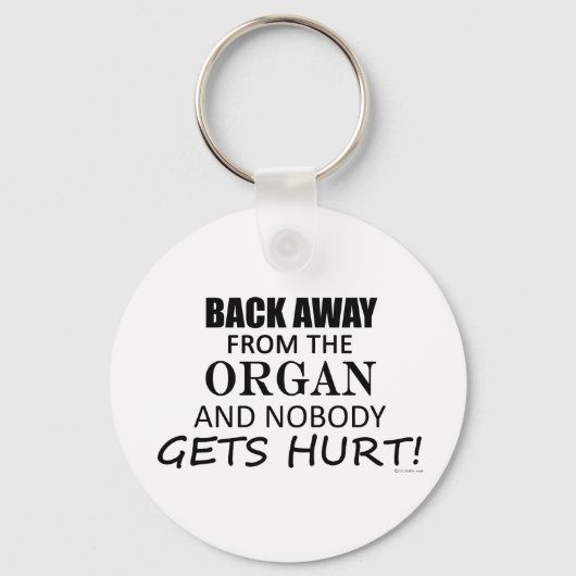 オルガ遠くにンから戻る キーホルダー (正面)