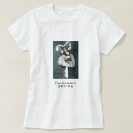 オルガ・スペシフツェワ ロシアのバレリーナTシャツ Tシャツ