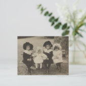 オルガ、タティアナ、マリー、アナスタシア・ロマーノフ1903年 ポストカード (スタンド正面)