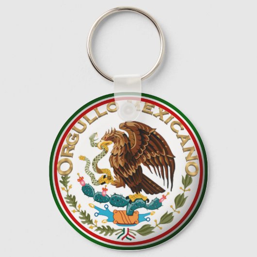 オルギュロ・メキシカーノ(メキシコ国旗からワシ) キーホルダー (正面)