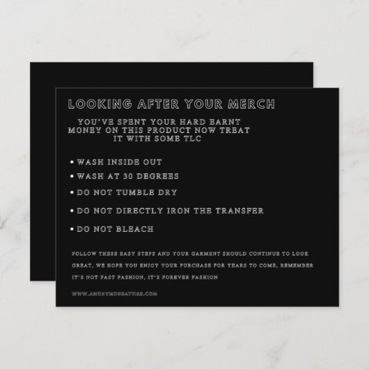 オルクカスタムン氏の命令 招待状 (正面/裏面)