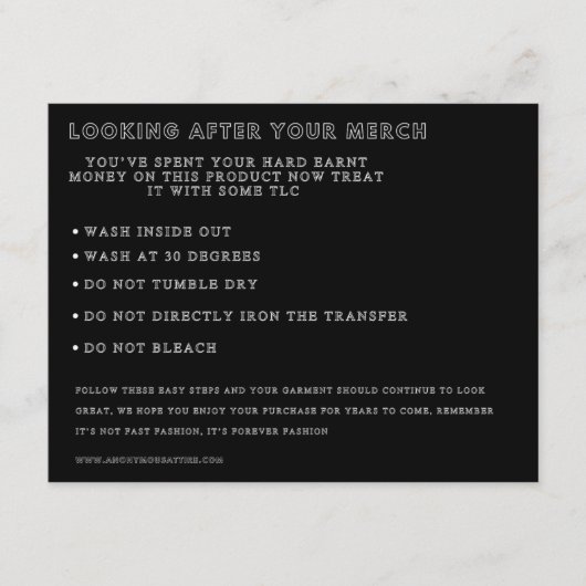 オルクカスタムン氏の命令 招待状 (正面)