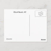 オルコットビーチ, NY ポストカード (裏面)
