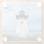 オルコットライトハウスガラスコースター ガラスコースター (裏面)