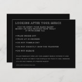 オルコン氏の特注オーダー 招待状 (正面/裏面)