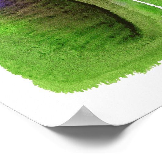 オルシャッインクブロ試験おもしろいアートプリント ポスター (角)