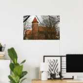 オルシュチン中世ゴシック城 ポスター (ホームオフィス)