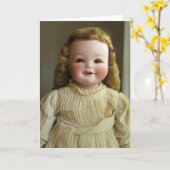 オルシーニ人形おめでとうカード空白の- カード (黄色い花)