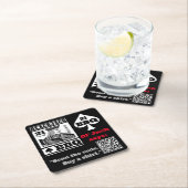 オルジャックマーチスクエア紙コースター スクエアペーパーコースター (インサイチュ)