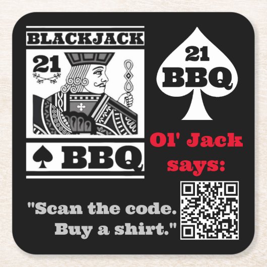 オルジャックマーチスクエア紙コースター スクエアペーパーコースター (正面)