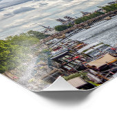 オルセー川とセーヌ川 – パリ，フランス フォトプリント            (角)