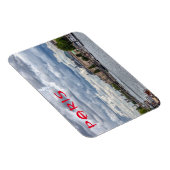 オルセー川とセーヌ川 – パリ，フランス マグネット (右側)