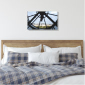 オルセー美術館の巨大なガラス時計 - パリ キャンバスプリント (インサイチュ (寝室))