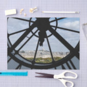 オルセー美術館の巨大なガラス時計 - パリ 薄葉紙 (クラフト)