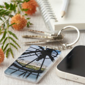 オルセー美術館の巨大ガラス時計 – パリ キーホルダー (正面右)