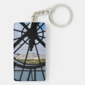 オルセー美術館の巨大ガラス時計 – パリ キーホルダー (裏面)