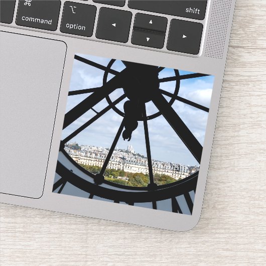 オルセー美術館の巨大ガラス時計 – パリ シール (詳細)