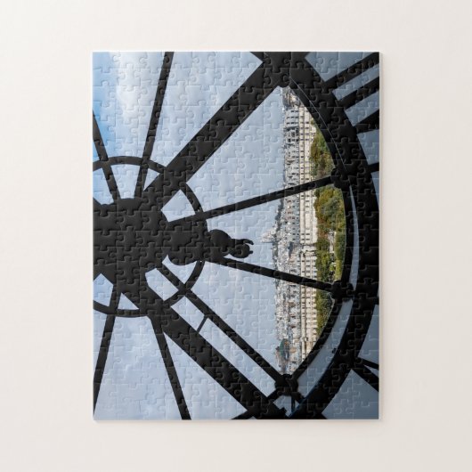 オルセー美術館の巨大ガラス時計 – パリ ジグソーパズル (縦)