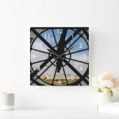 オルセー美術館の巨大ガラス時計 – パリ スクエア壁時計 (ホーム)