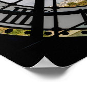 オルセー美術館の巨大ガラス時計 – パリ ポスター (角)