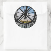 オルセー美術館の巨大ガラス時計 – パリ ラウンドシール (バッグ)