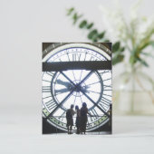 オルセー美術館の時計 ポストカード (スタンド正面)