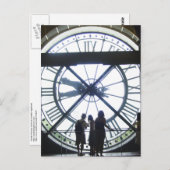 オルセー美術館の時計 ポストカード (正面/裏面)