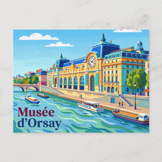 オルセー美術館 フランス ポストカード (正面)