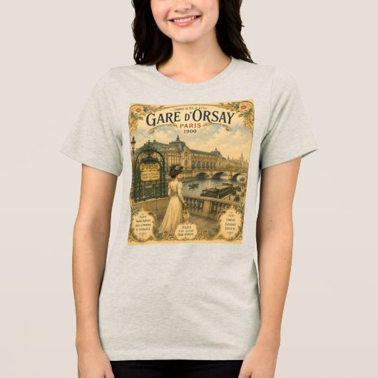 オルセー駅 トライブレンドTシャツ (正面)