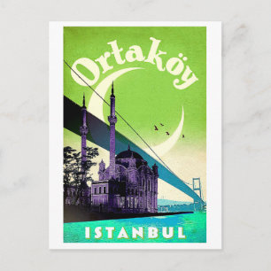 オルタキョイ,ボスポラス,橋,イスタンブール,トルコ ポストカード