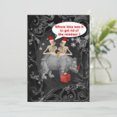 オルタナティブでユーモアのあるゴシッククリスマス 招待状 (スタンド正面)