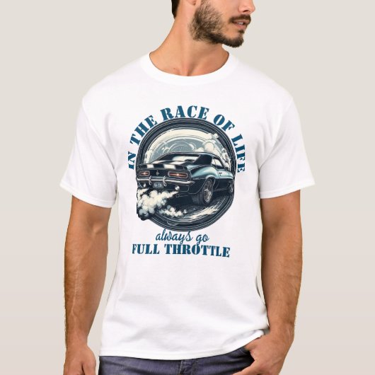 オルタナティブカーを全力疾走 Tシャツ (正面)