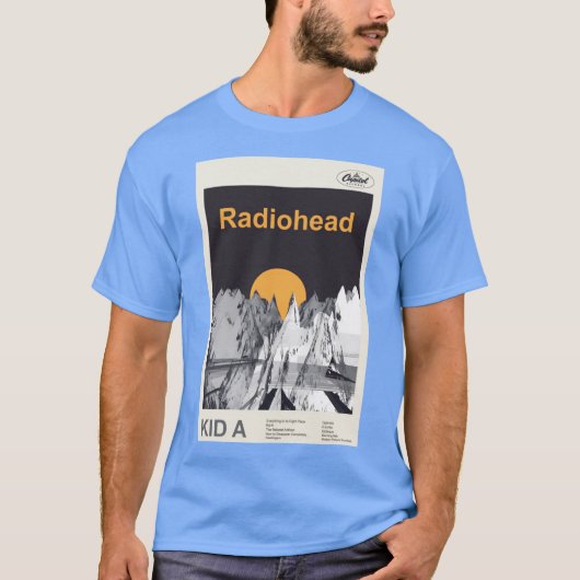 オルタナティブバンド 80年代 ポスター  楽しい Tシャツ (正面)