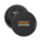 オルタナティブパーフェクトキュートグレーオレンジはっきりした文字 栓抜き (正面)