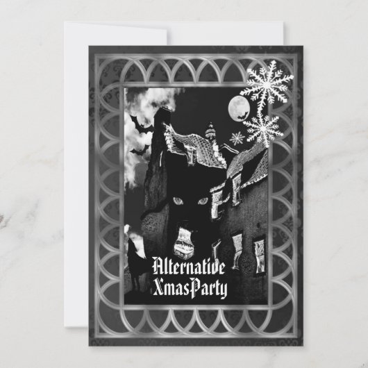 オルタナティブ・ゴシック・クリスマス 招待状 (正面)