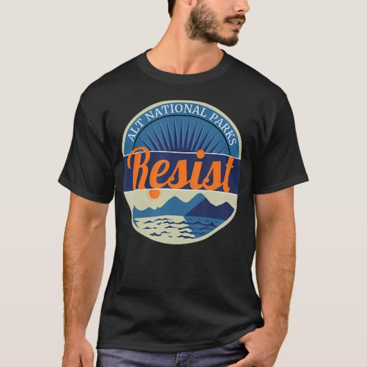 オルタナティブ ナショナルパークス レジスト サポート Tシャツ (正面)