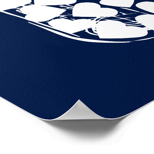 オルタナ結婚スのゲストブックメイスンチョーク100 ポスター (角)