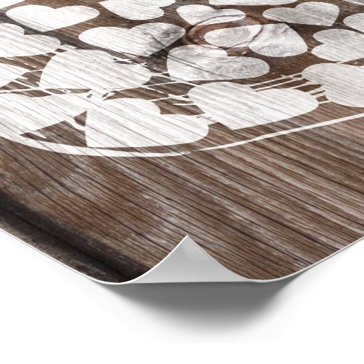 オルタナ結婚スのゲストブックメイソンの木150 ポスター (角)