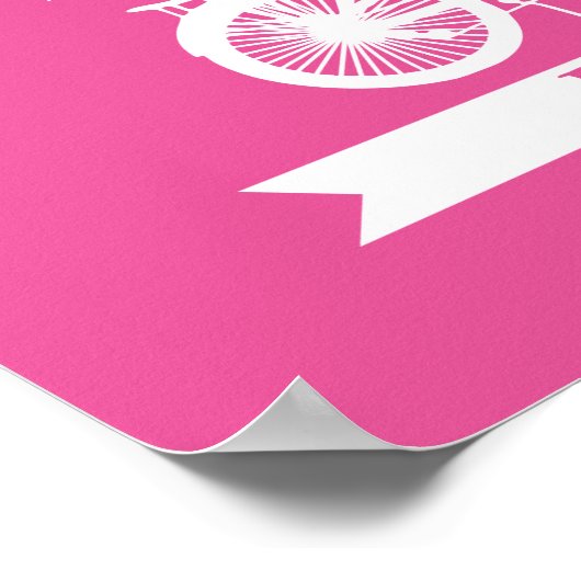 オルタナ結婚ティブのゲストブックタンデムカスタムカラー ポスター (角)