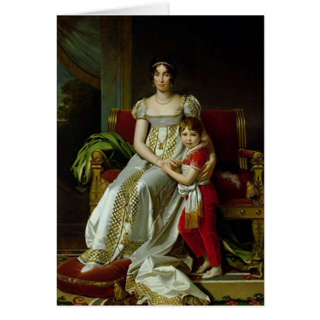 オルタンス・ド・ボアルネおよび彼女の息子 (正面)
