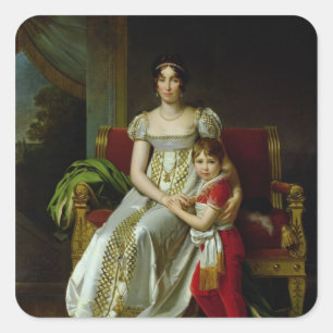 オルタンス・ド・ボアルネおよび彼女の息子 スクエアシール